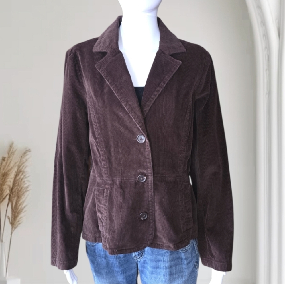 Y2K St. John's Bay Corduroy Suit Coat Blazer